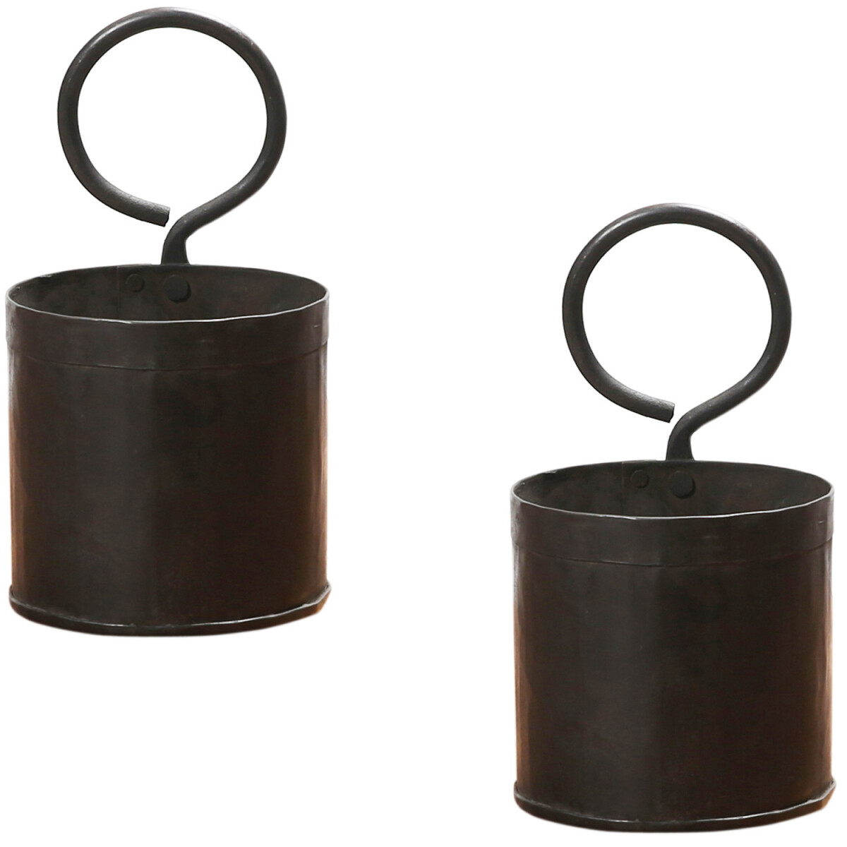 Set van 2 vintage tuinaccessoires: bloem box
