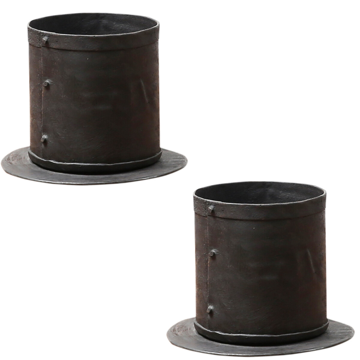 Set van 2 vintage tuinaccessoires: bloem box