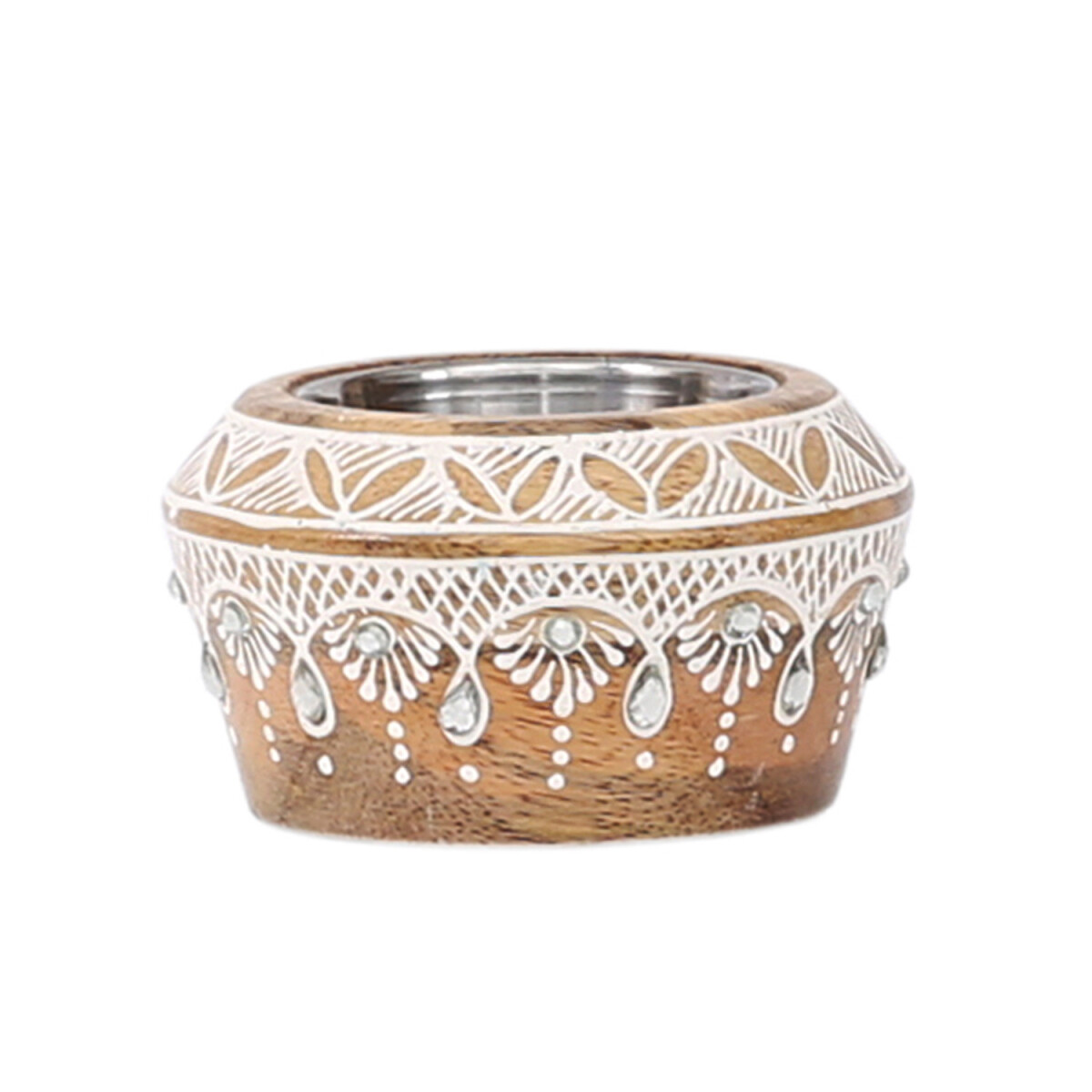 Boho-decoratie: theelichthouder en kande box