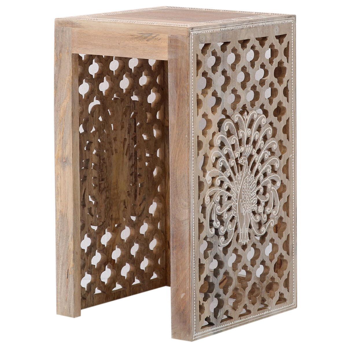 Boho-decoratie Bijzettafel Kruk Bloemenk box