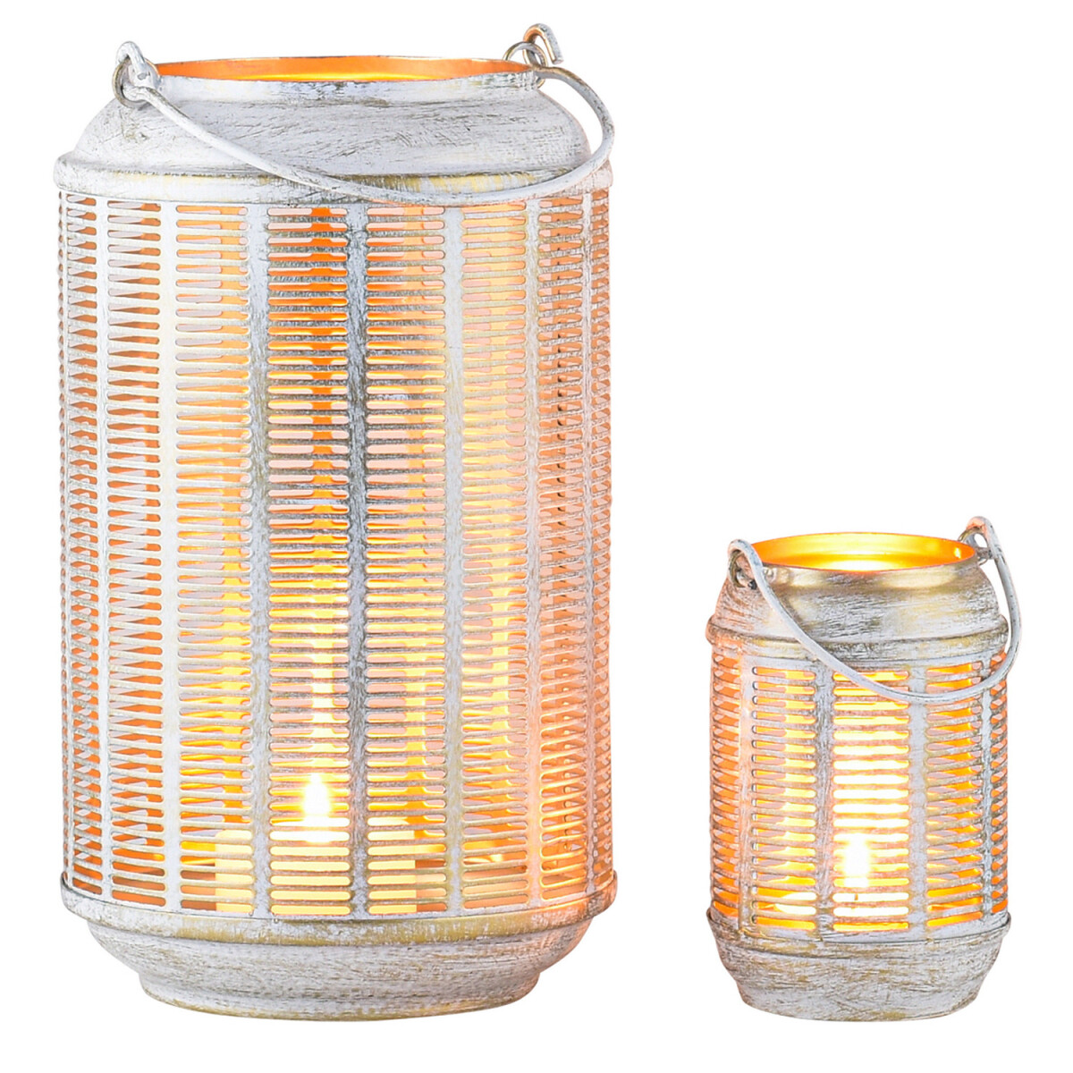 Set van 2 boho-decoratieve windlichten,  box