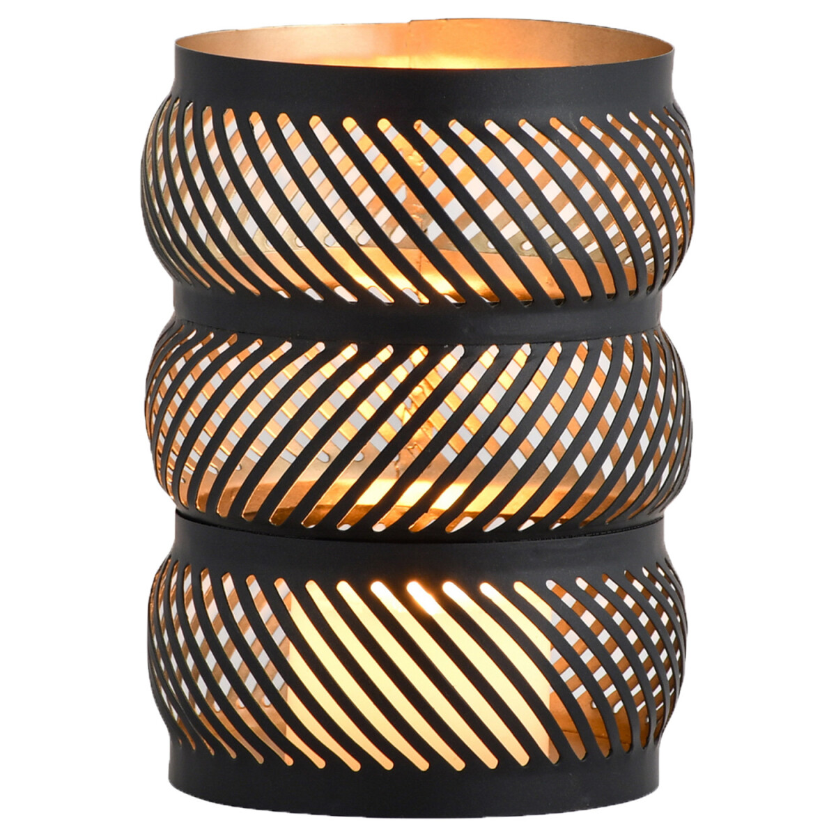 Scandinavische decoratie: windlicht, theelichthouder, tafeld