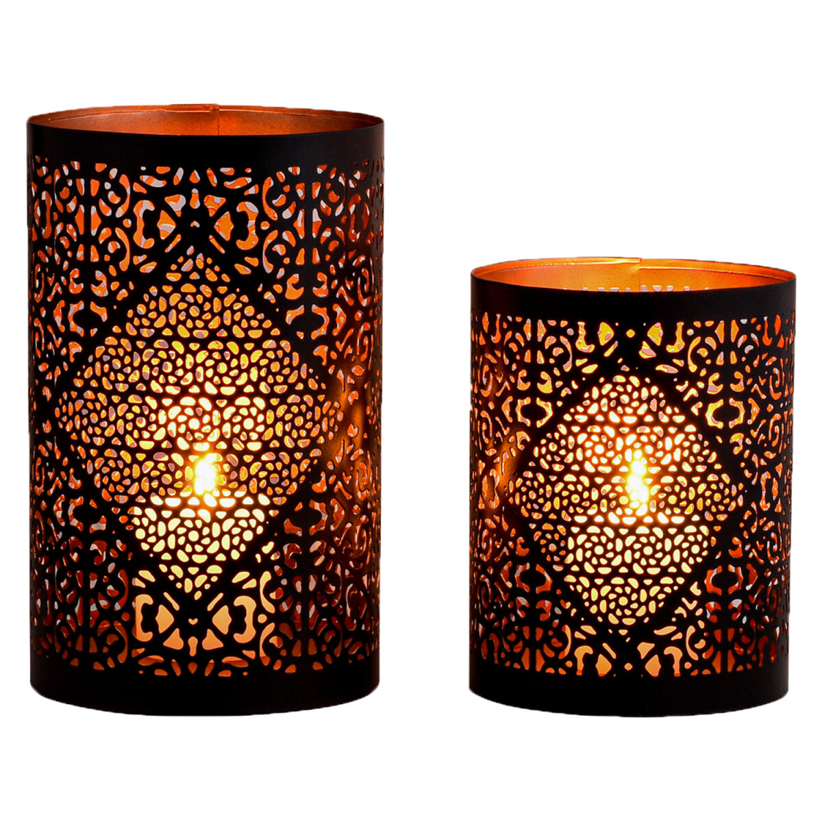 Set van 2 oosterse decoratieve theelicht box