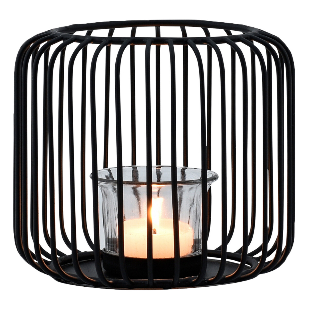 Scandinavische decoratie: windlicht, theelichthouder, kandel