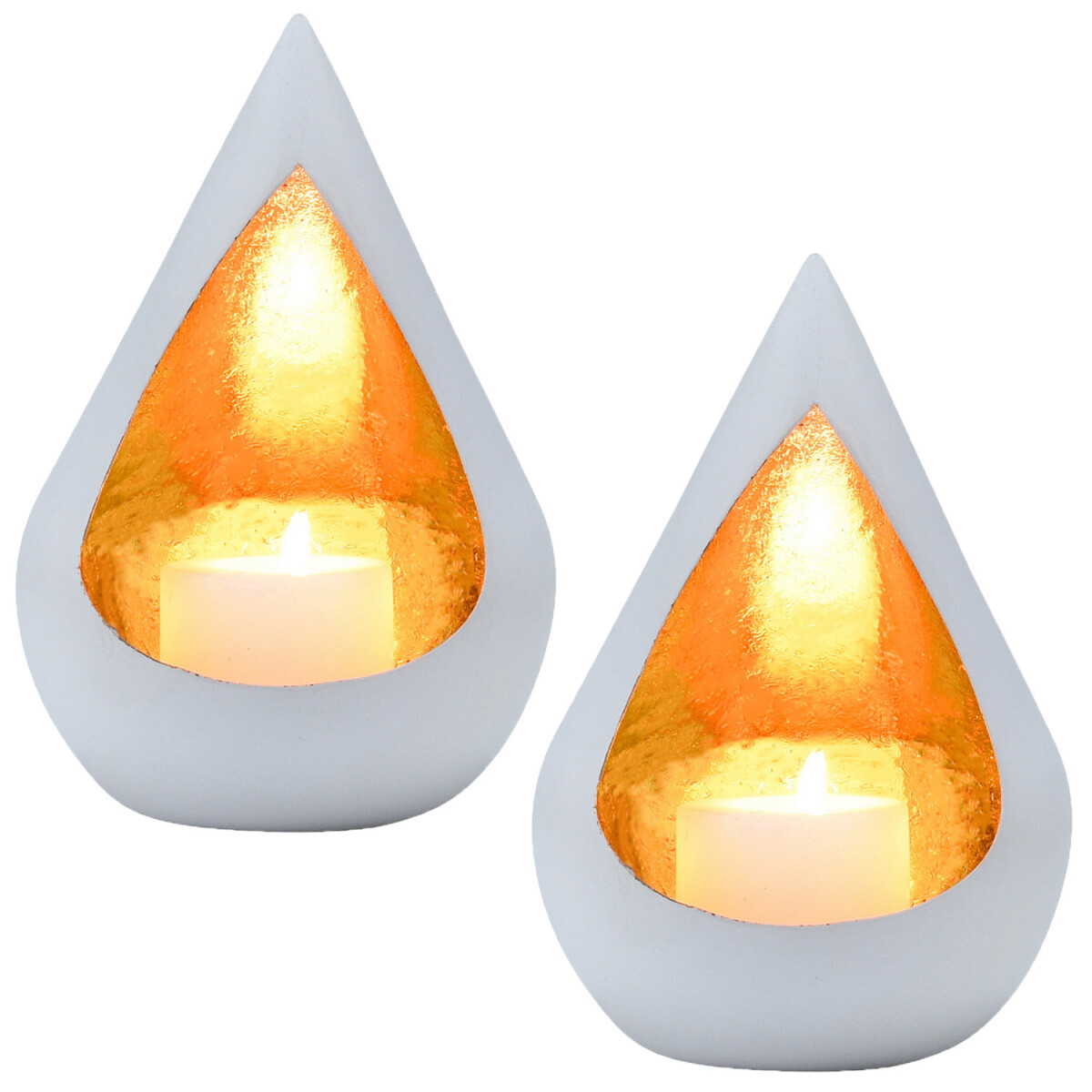 Set van 2 boho-decoratieve windlichten/t box