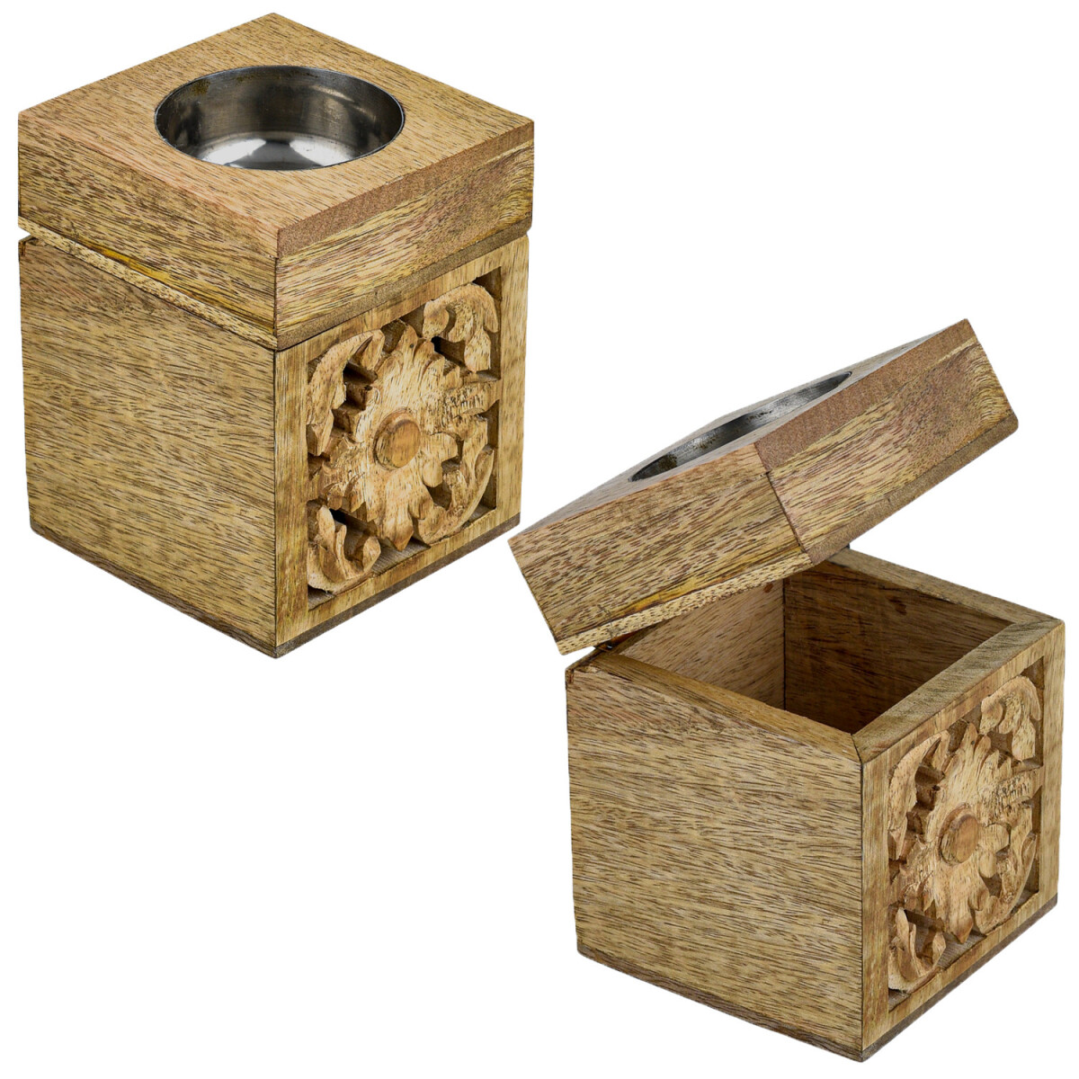 Set van 2 oosterse decoratieve theelicht box