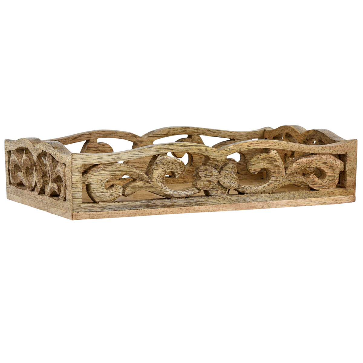 Boho-decoratie dienblad, houten dienblad box