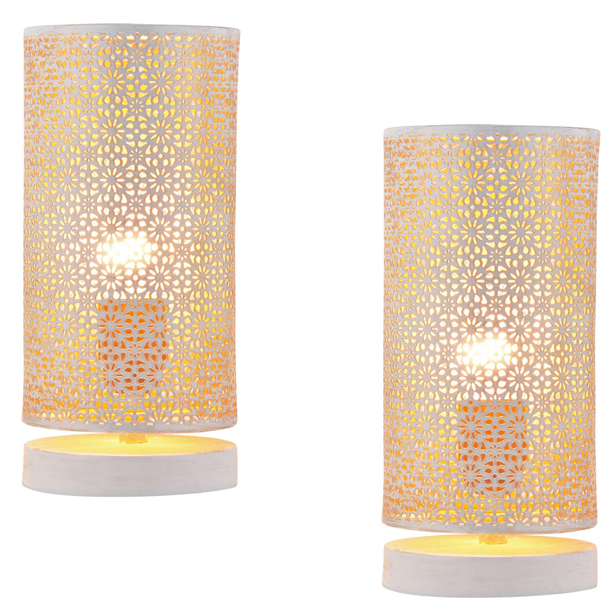 Set van 2 boho-decoratieve tafellampen/nachtlampjes Tuza, wi
