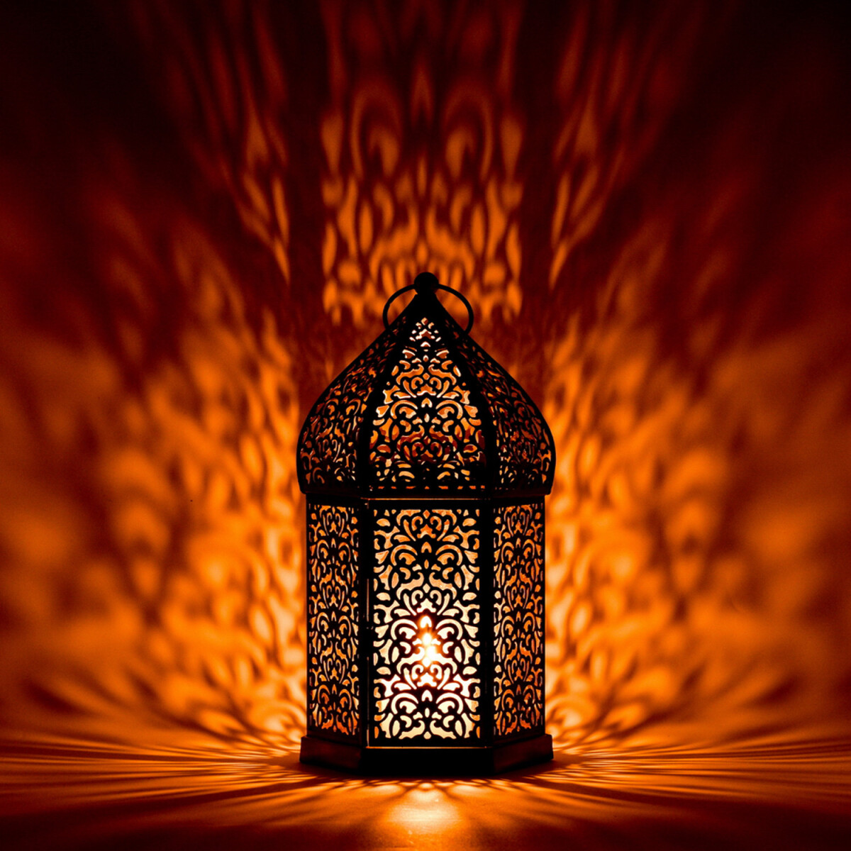 Oosterse decoratieve lantaarn, windlicht box