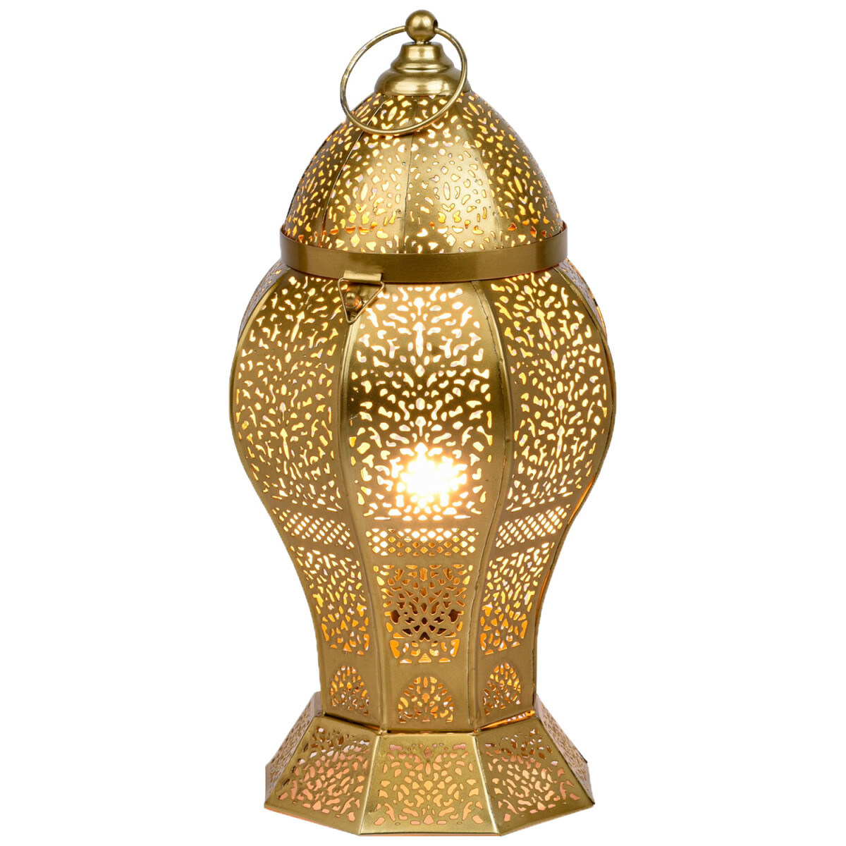 Oosterse decoratieve tafellamp, nachtlamp, lamp Jaleel goud