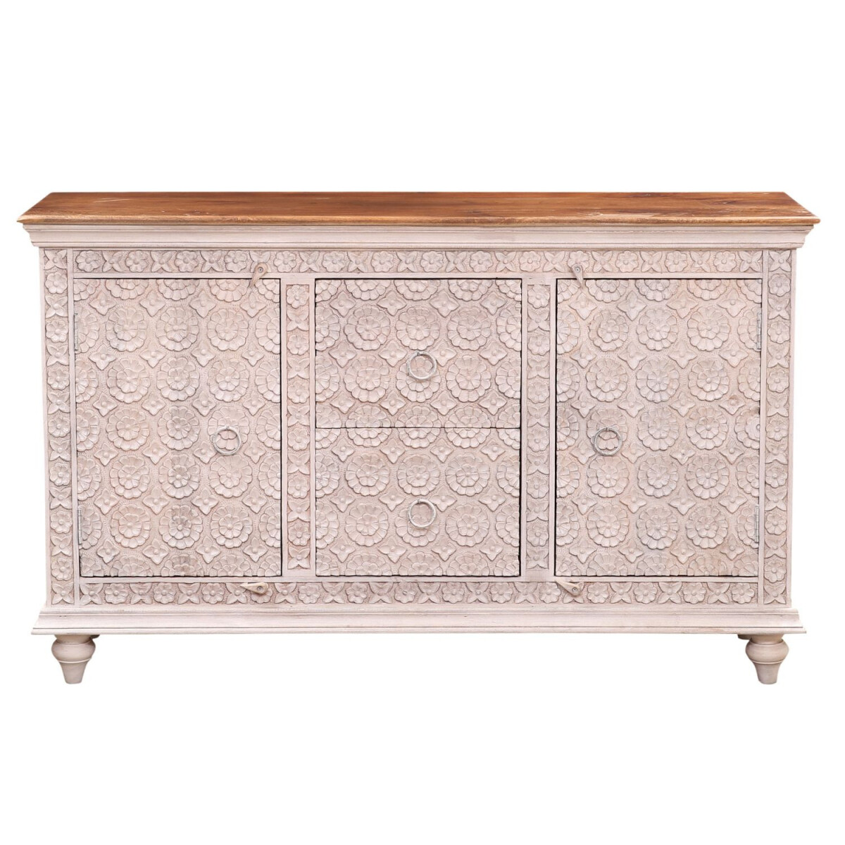 Boho-decoratiekast van hout Kabira 148 c box