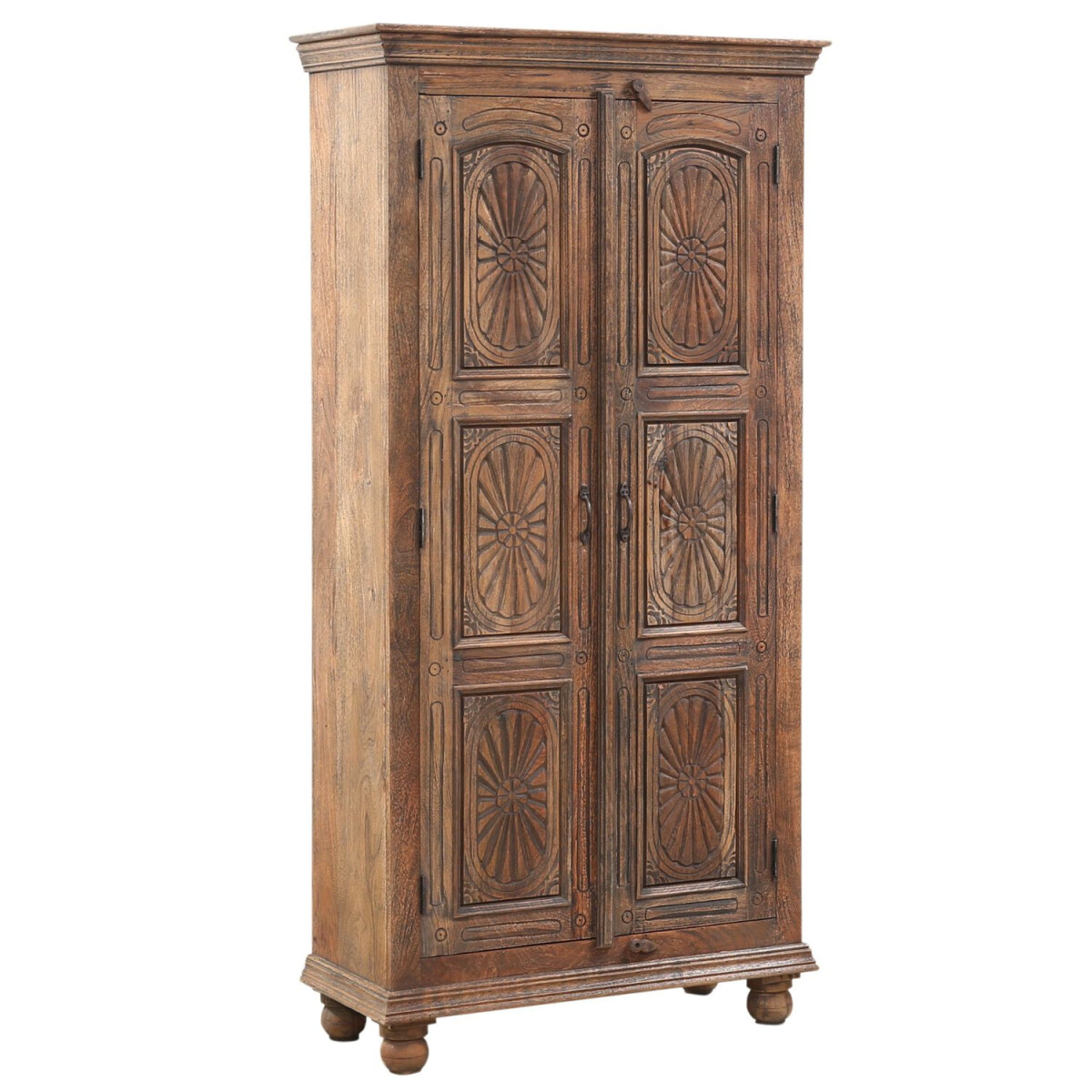 Vintage decoratieve hoge kast, kledingka box