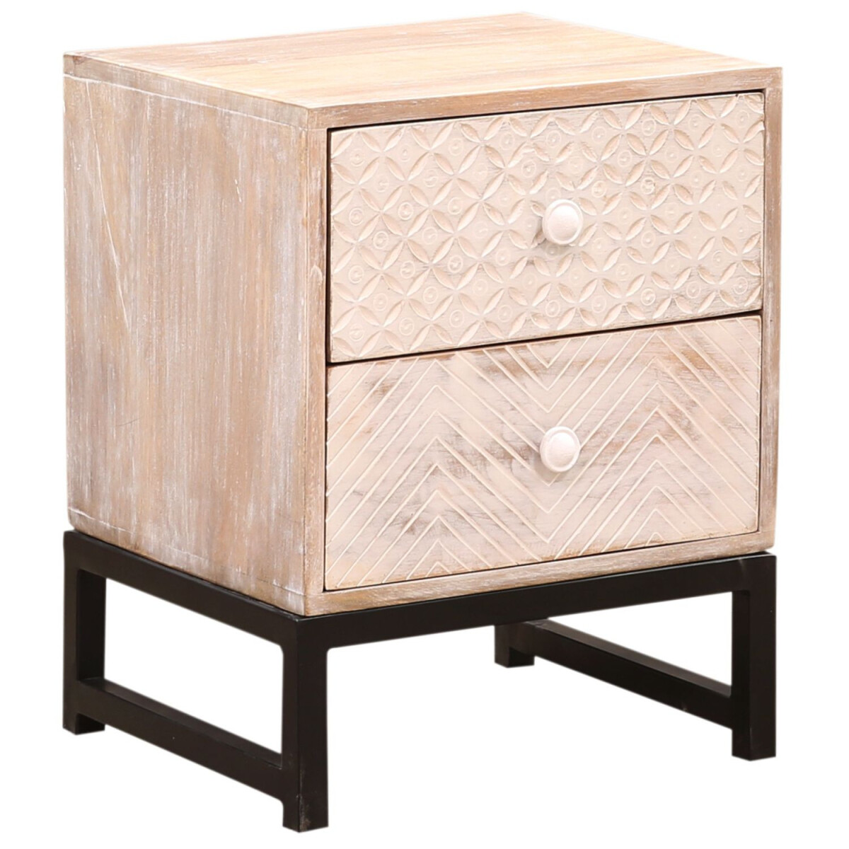 Boho-decoratie, nachtkastje, bijzettafel box