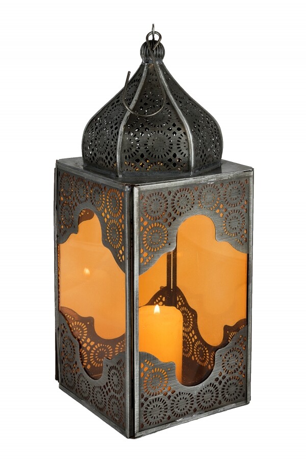 Oosterse lantaarn Sarala, klein, oranje box