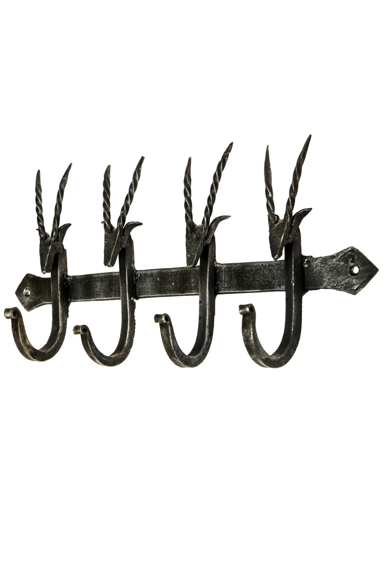 Design kapstokhaken voor de garderobe Tumris, set van 4