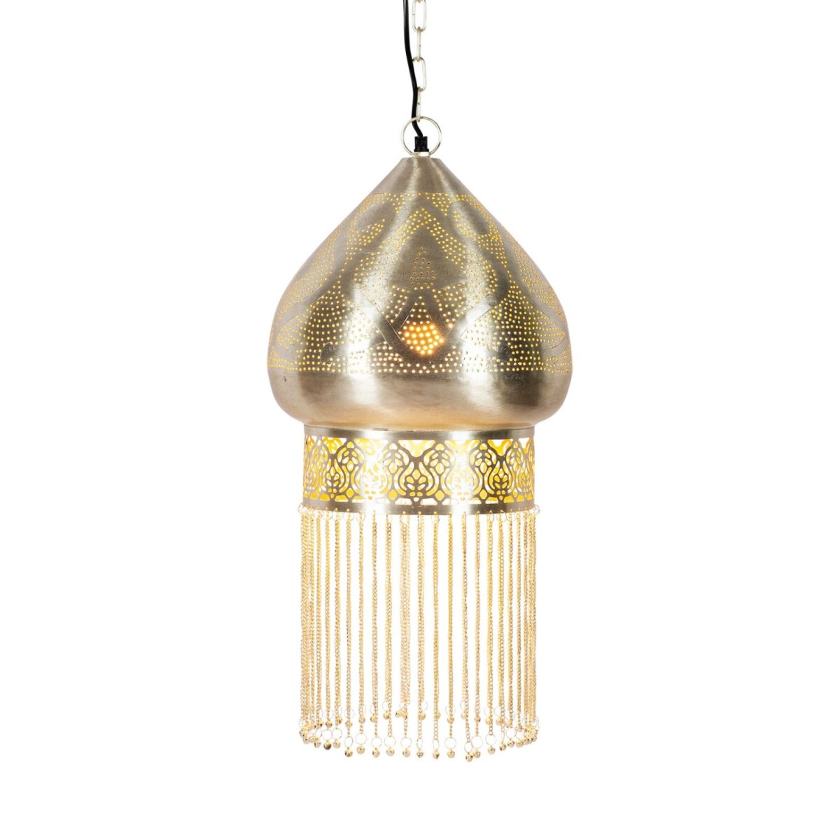 Hanglamp Archita Zilver 60 cm | Oosterse hanglamp van metaal