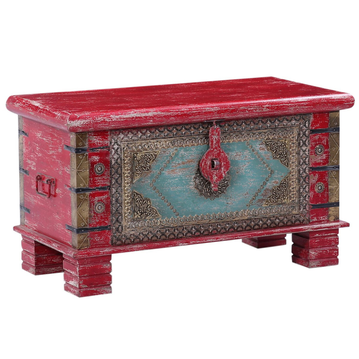 Oosterse houten kist, antiek, Chalil - 8 box