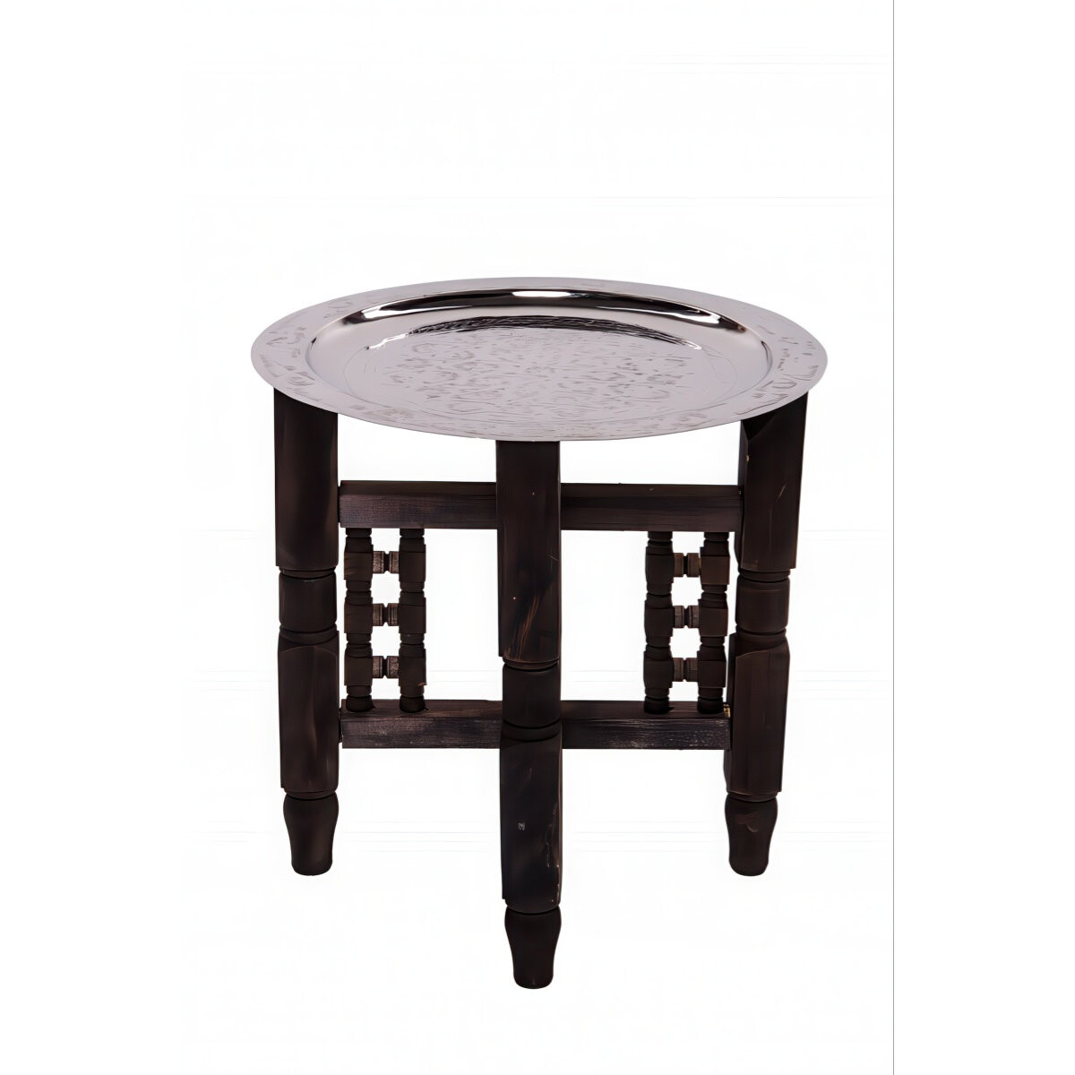 Oosterse tafel Mehdia - zilverkleurig, 4 box