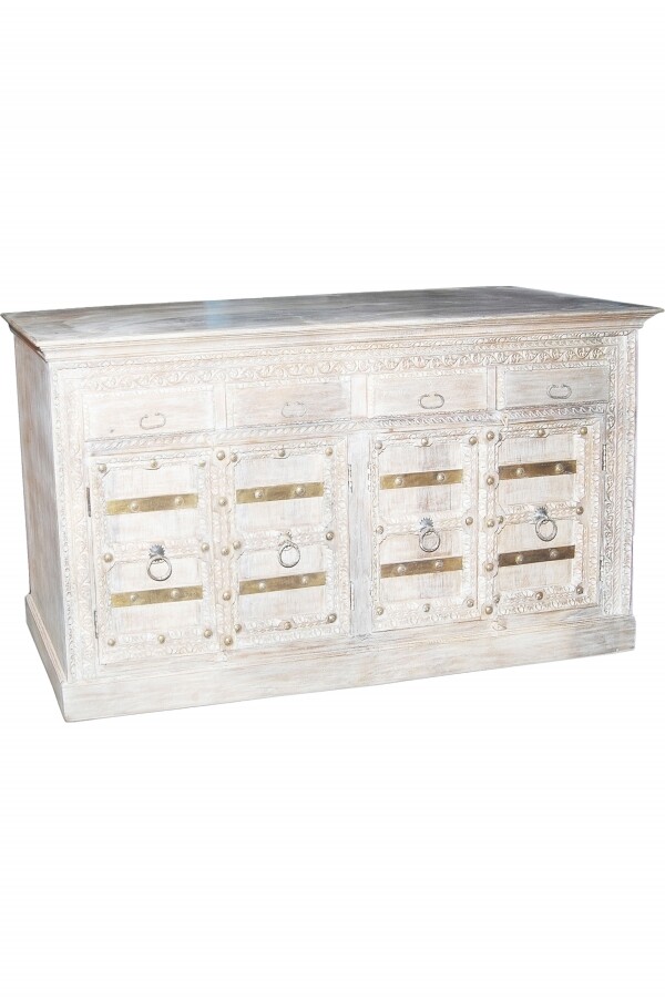 Indiase landhuiscommode Benicio - 180 cm box