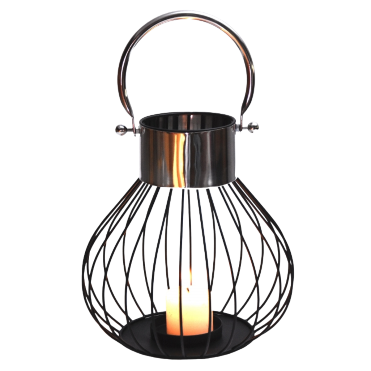 MAADES windlicht met handvat Romane - Zw box