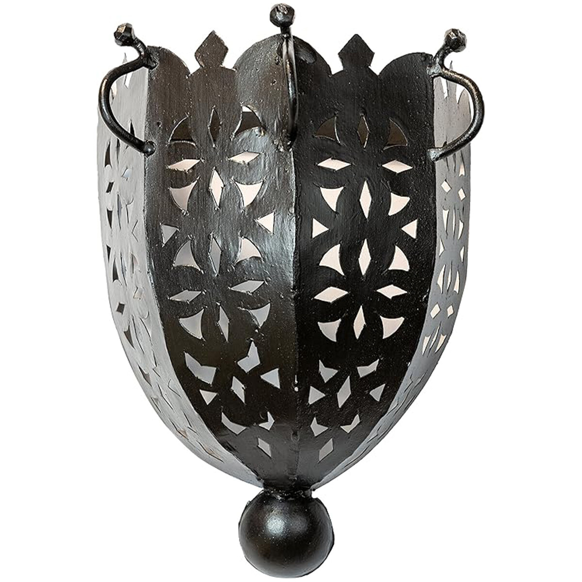 Marokkaanse wandlamp Nawal 26 cm | Handgemaakt in vintage bo
