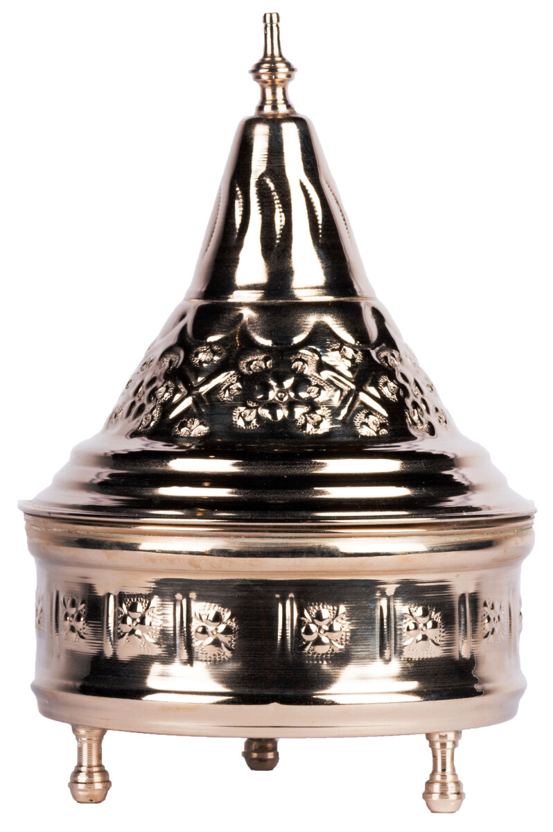 Kinza-blikje, zilver, 20 cm | Marokkaans box