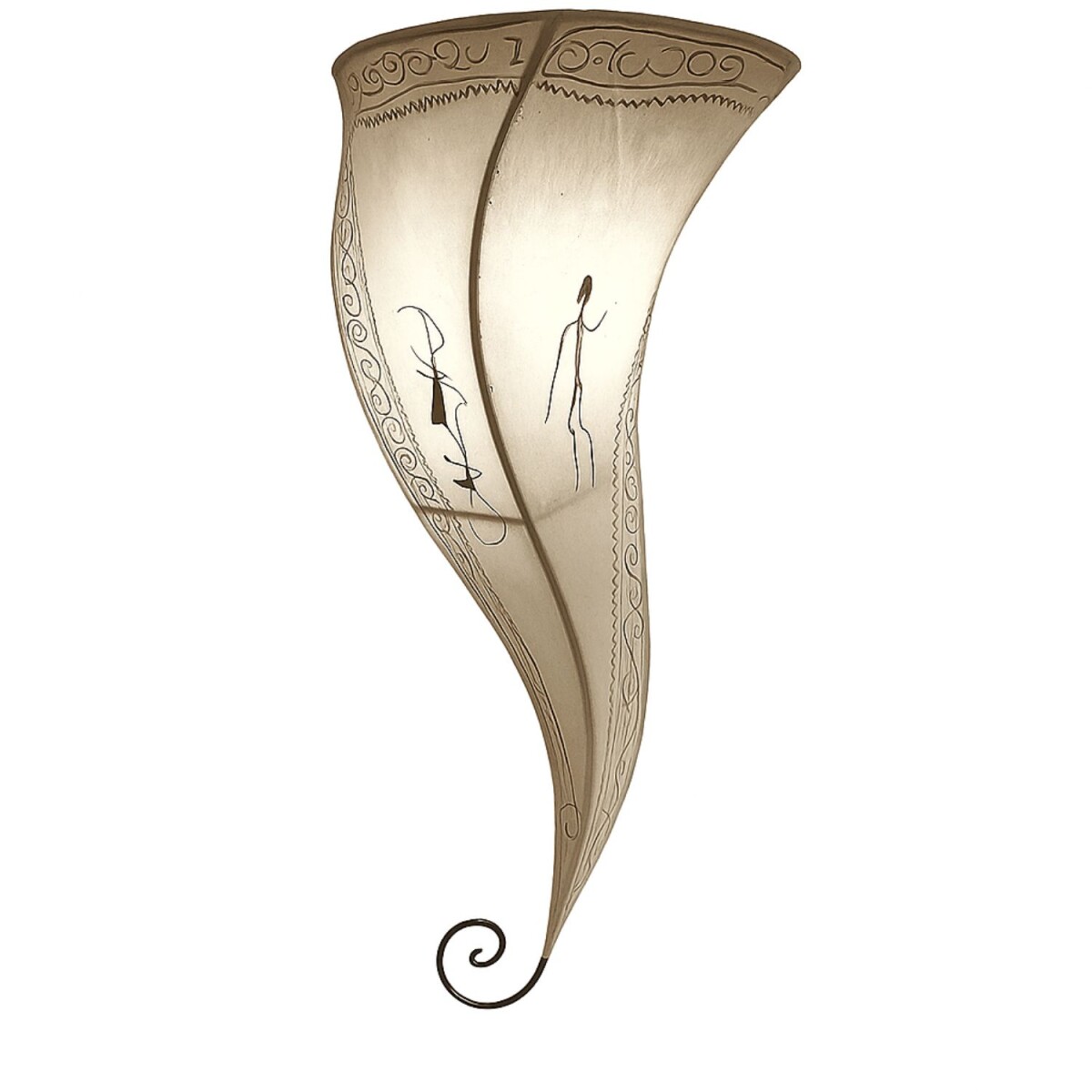 Oosterse wandlamp Suma Natur | Geitenlee box