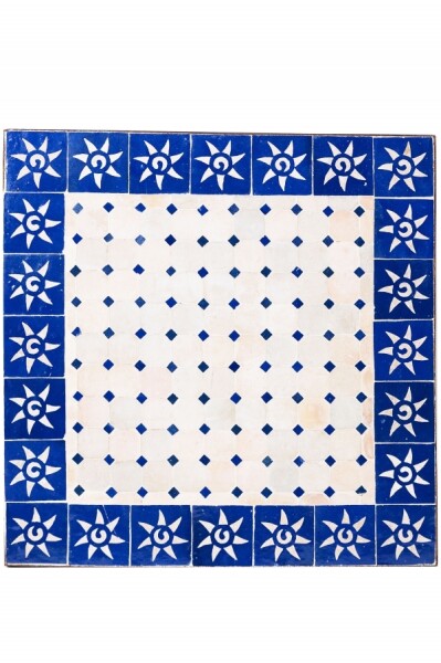 Beige Blauw