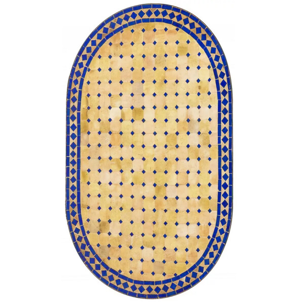 Beige Blauw